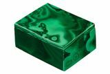 Polished Malachite Jewelry Box - Congo #169840-1